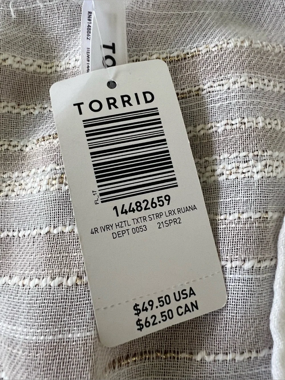 torrid as textured multiple